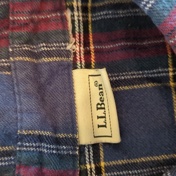 Women's L. L. Bean long sleeve flannel - Picture 6 of 12